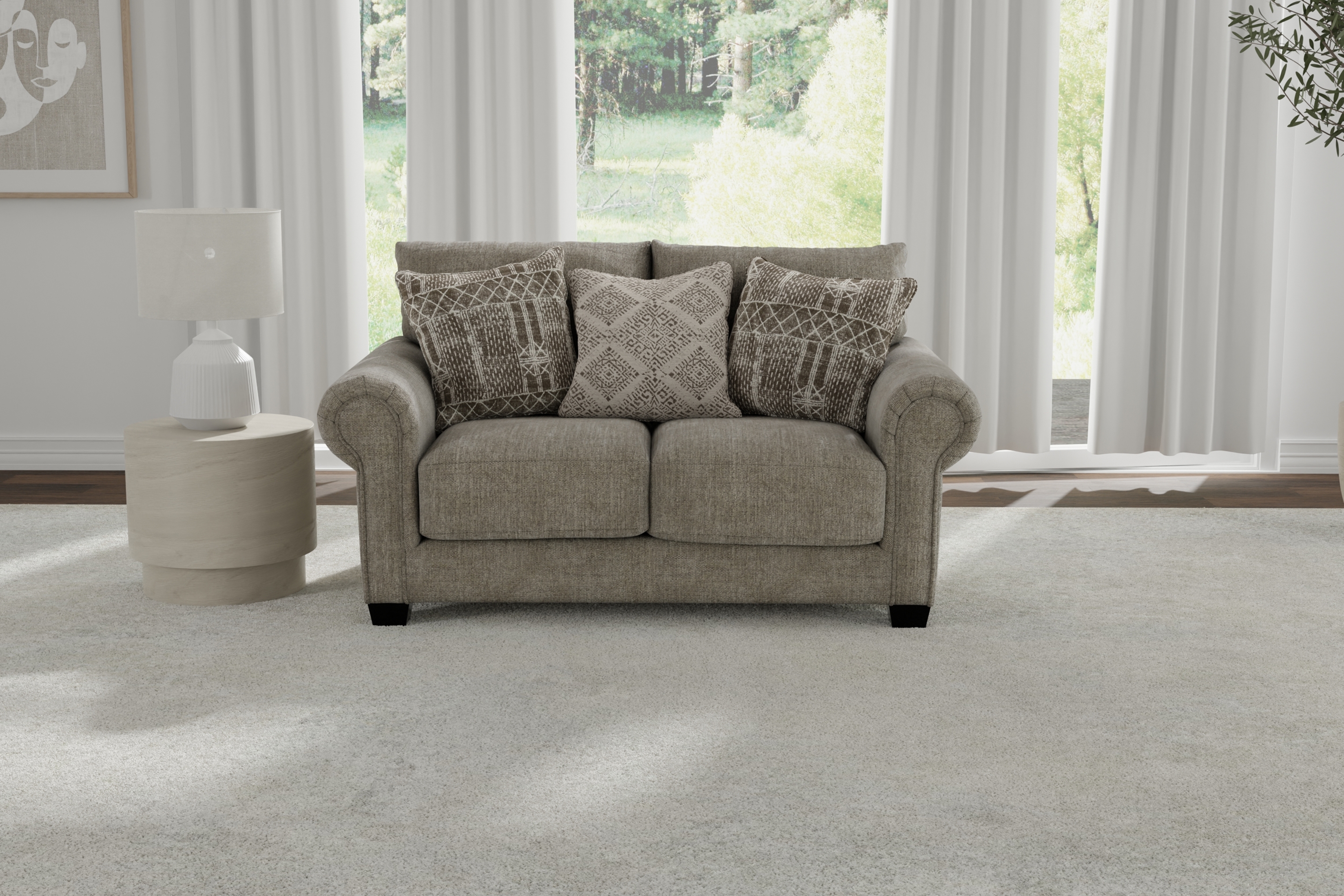 Jackson Furniture Barrett 3-Throw Pillow Loveseat