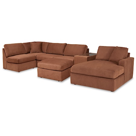 6-Piece Sectional With Chaise And Ottoman