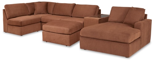 6-Piece Sectional With Chaise And Ottoman