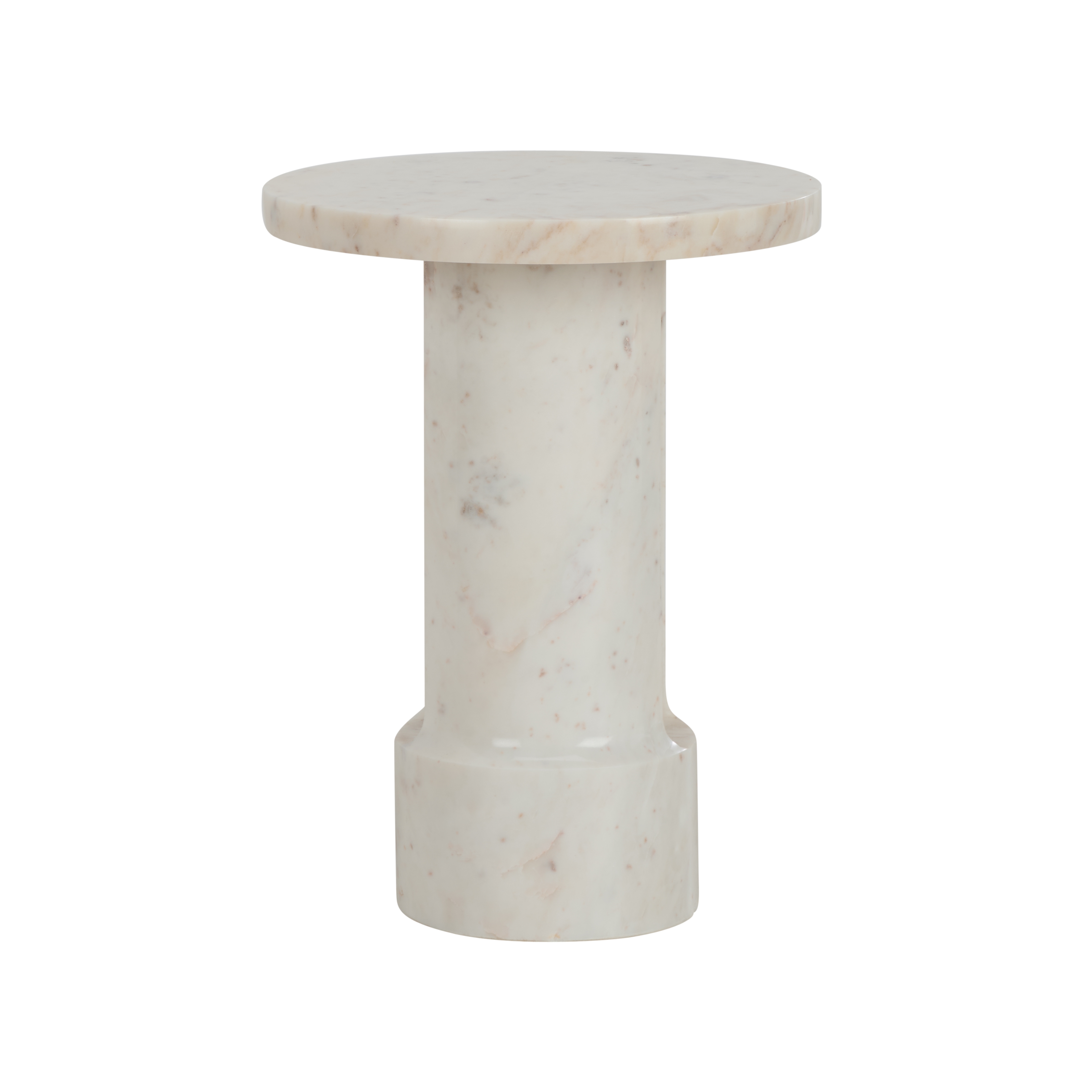 Chelsea House Chelsea House Misc George Marble  Side Table - White