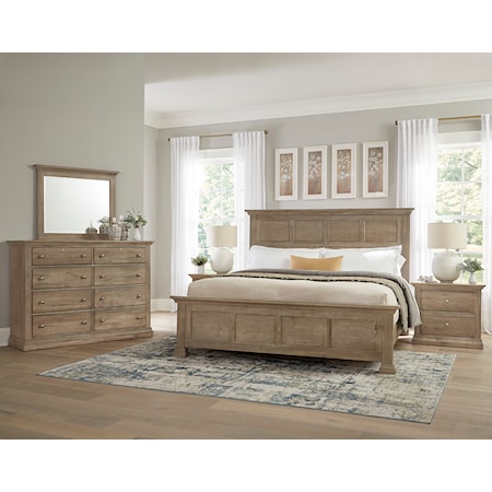 5-Piece King Window Pane Bedroom Set