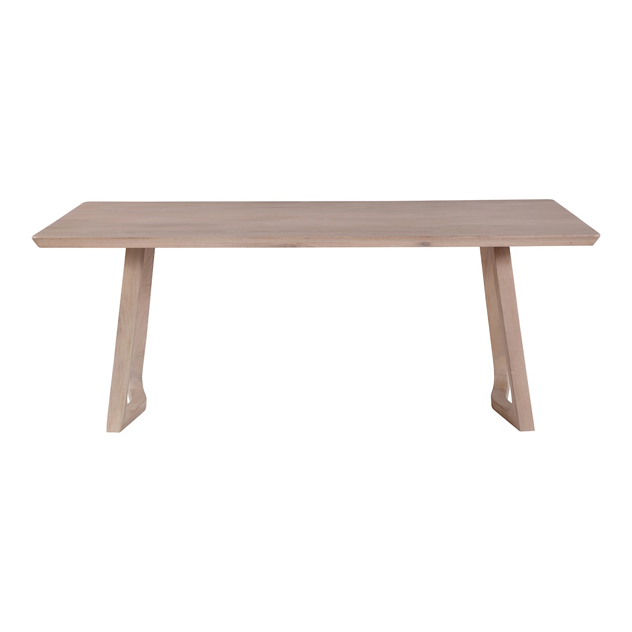 Moe's Home Collection Silas Rectanguar Solid White Oak Dining Table