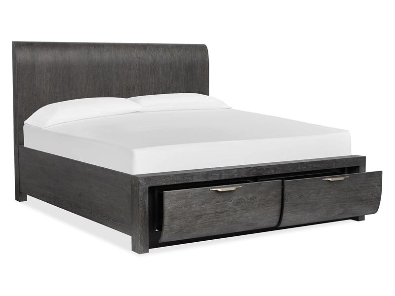 Complete Queen Panel Storage Bed