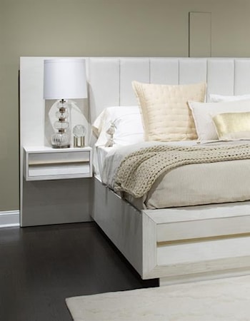 Queen Wall Upholstered Bed