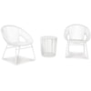 Signature Design by Ashley Mandarin Cape Outdoor Table and Chairs (Set of 3)