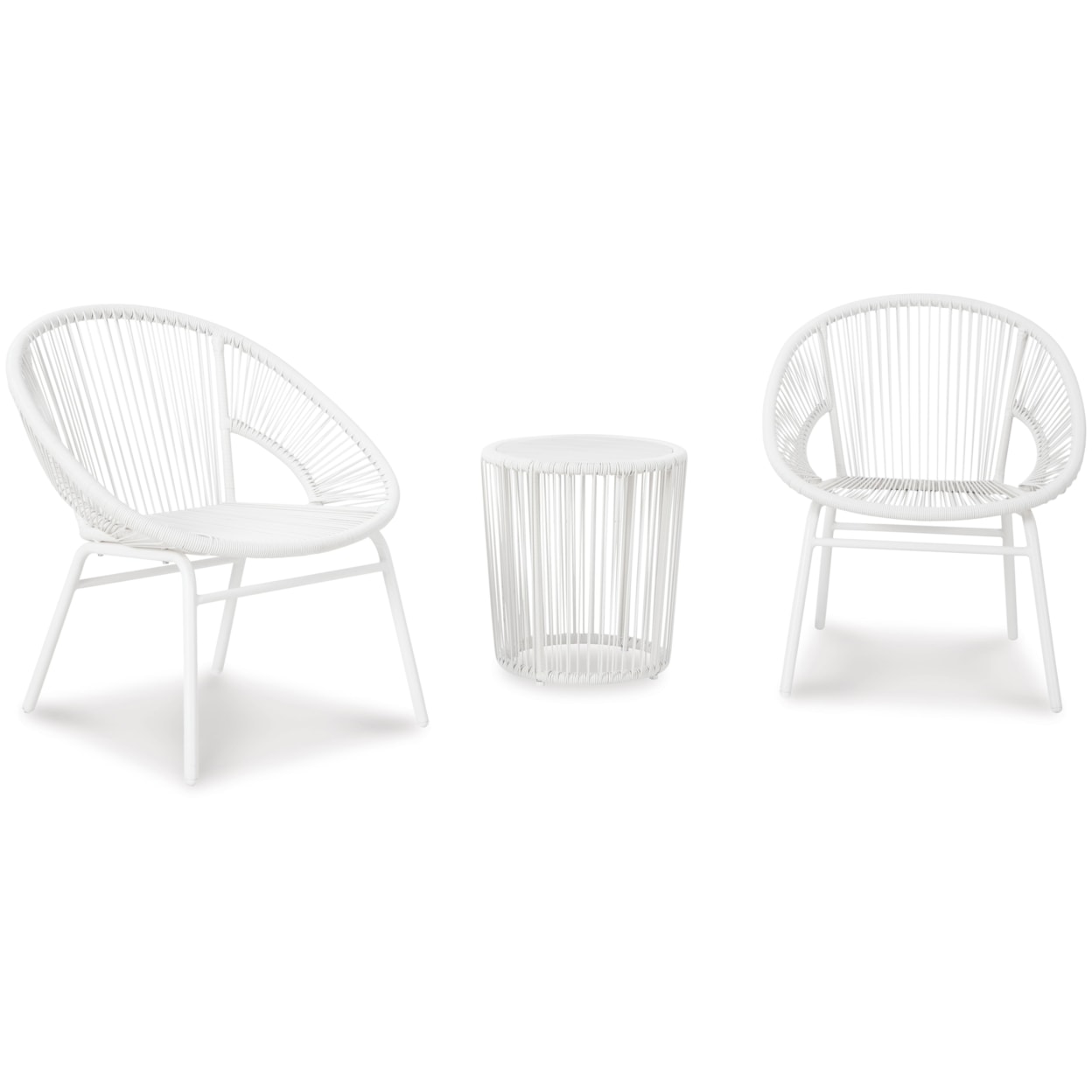 Signature Design Mandarin Cape Outdoor Table and Chairs (Set of 3)