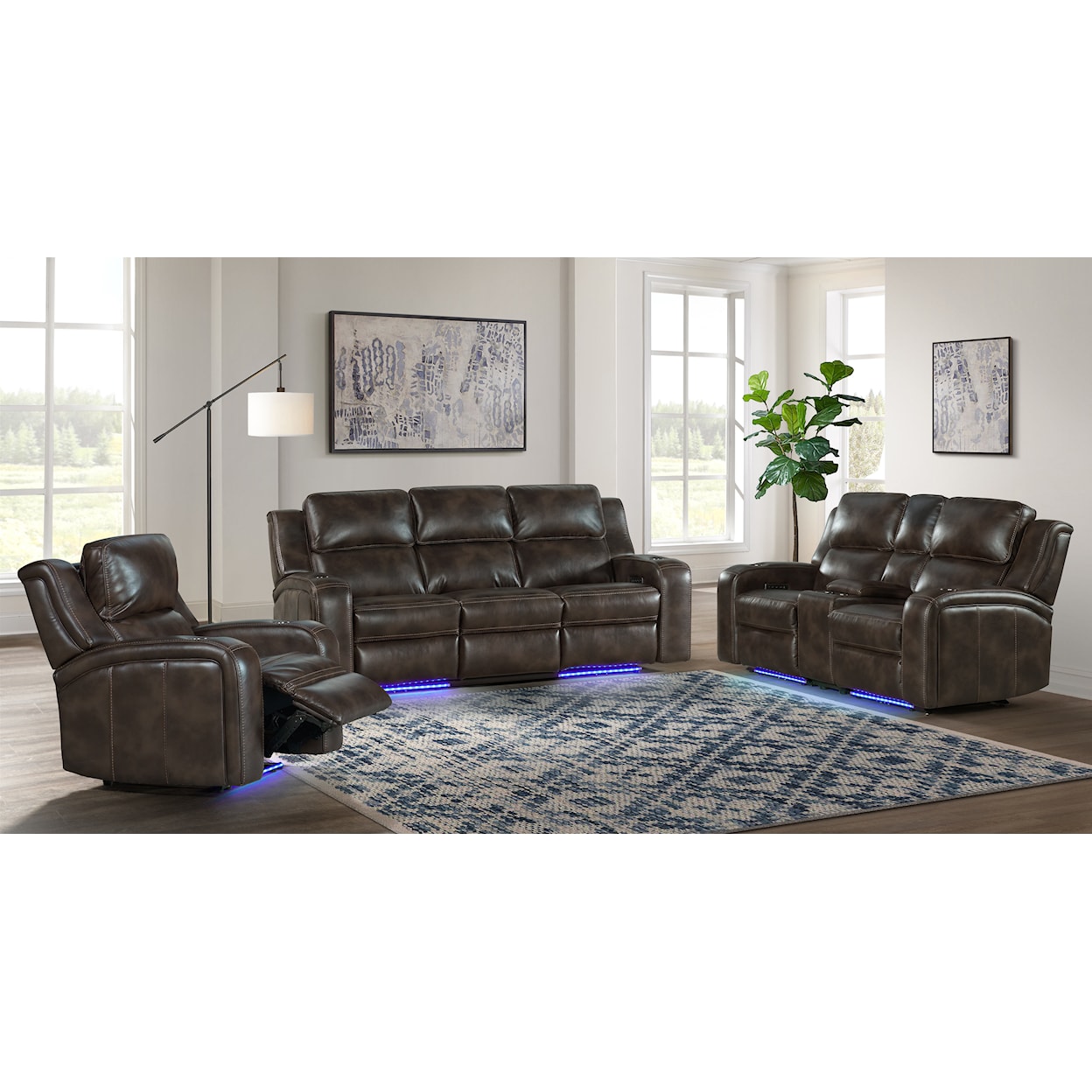 Intercon Silhouette Power Recliner