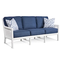 Coastal Rattan Sofa