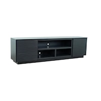 Contemporary 89" Two-Door TV Stand with Wire Management