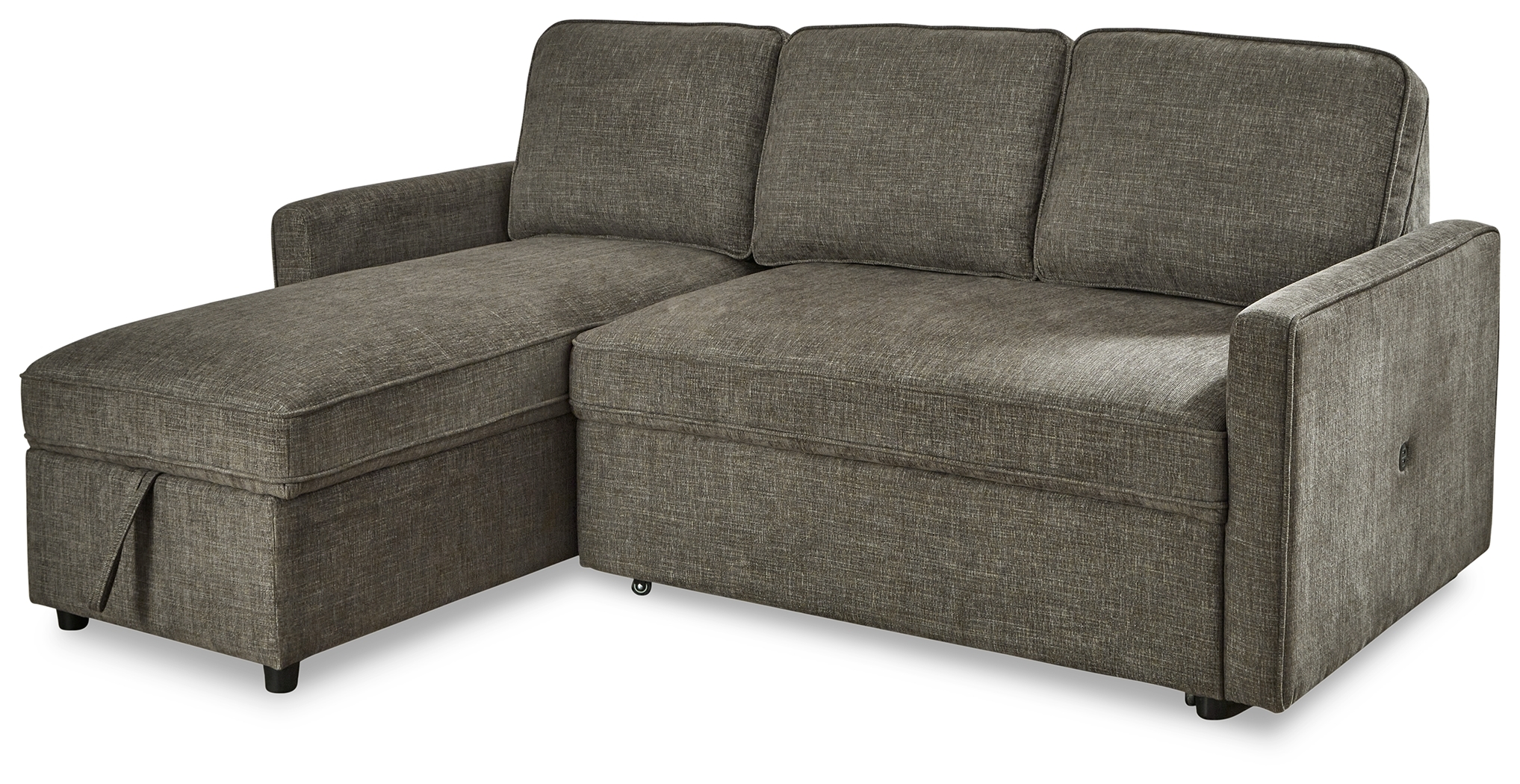 2-Piece Sectional With Pop Up Bed