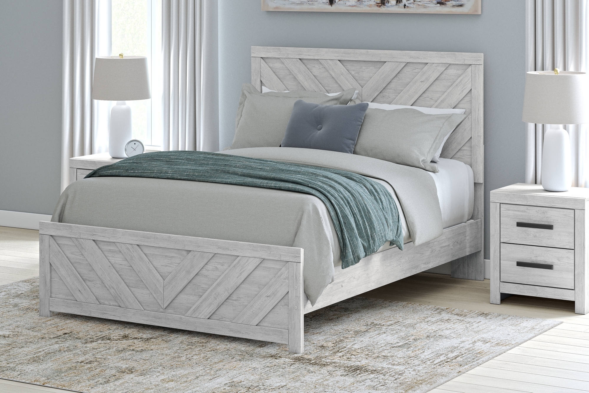 Queen Panel Bed