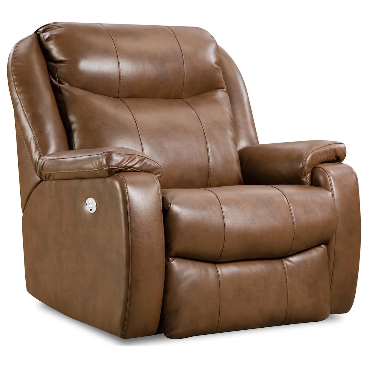 Design2Recline Hercules Power Headrest Big Man's Recliner w/ SoCozi