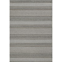 6'7" x 9'4" Grey Rectangle Rug