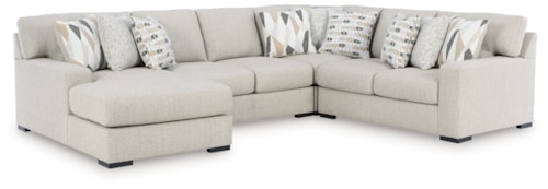 4-Piece Sectional With Chaise