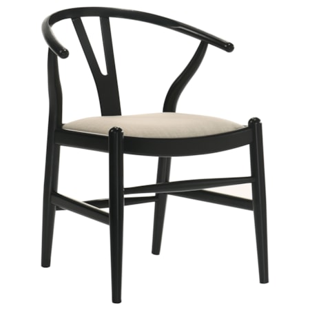 Dinah Wood Wishbone Dining Side Chair