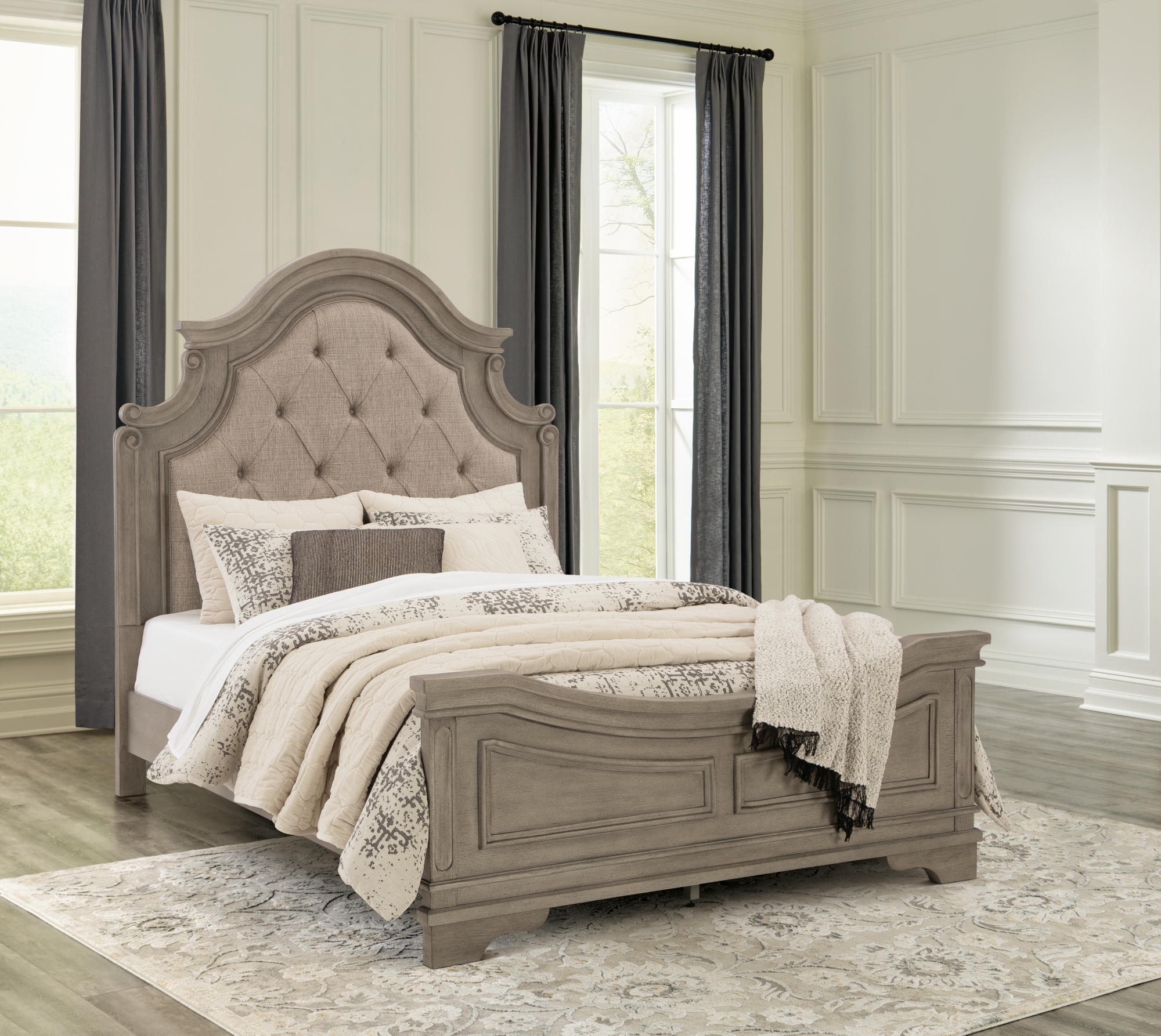 Queen Panel Bed