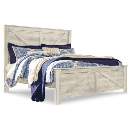 King Crossbuck Panel Bed