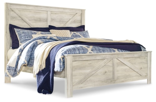 King Crossbuck Panel Bed