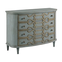 Transitional Ribbon Hall Cabinet