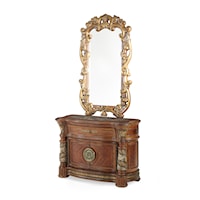 Traditional Bachelor's Chest with Mirror
