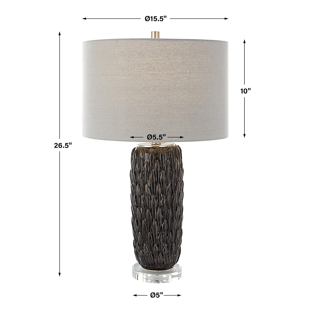 Uttermost Nettle Nettle Textured Table Lamp