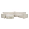 Hickory Craft 734801BD Modular Sofa with 4 Seats and 1 Ottoman