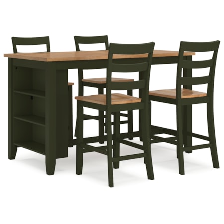 5-Piece Counter Height Dining Table