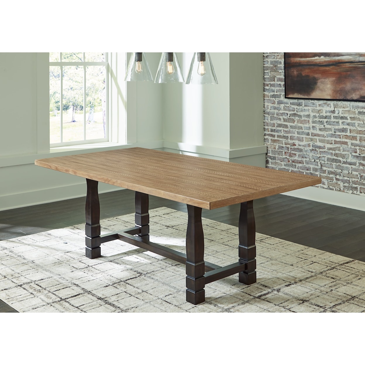 Signature Design by Ashley Charterton Rectangular Dining Room Table