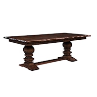 Davinci 42" x 72" Dining Table with Two Extendable Leaves