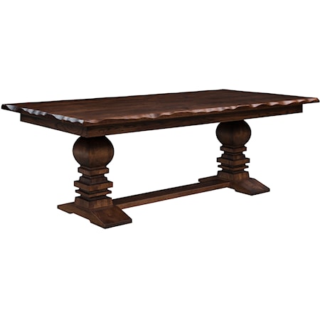 Davinci 42" x 72" Dining Table with Four Extendable Leaves