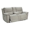 Signature Next-Gen Gaucho Power Reclining Loveseat with Console