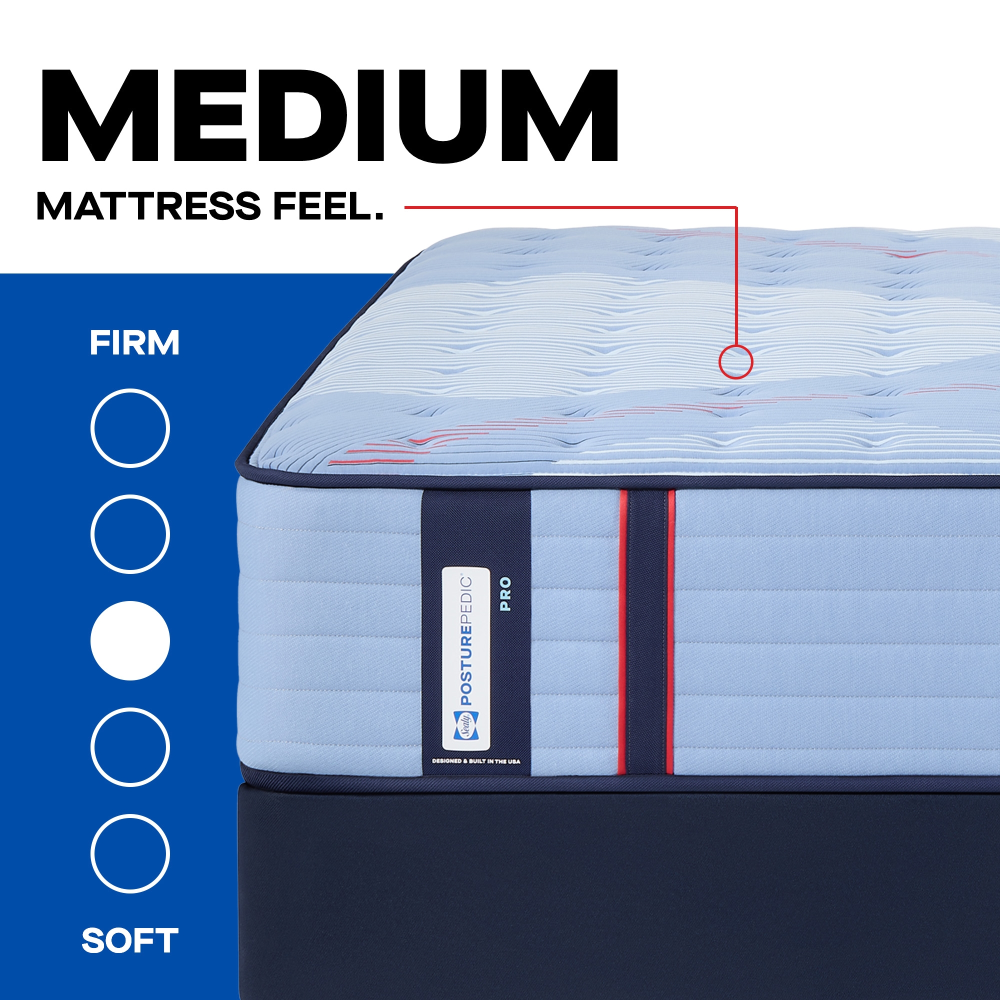 Sealy Posturepedic® Pro Fuller Fuller Tight Top Medium Cal King