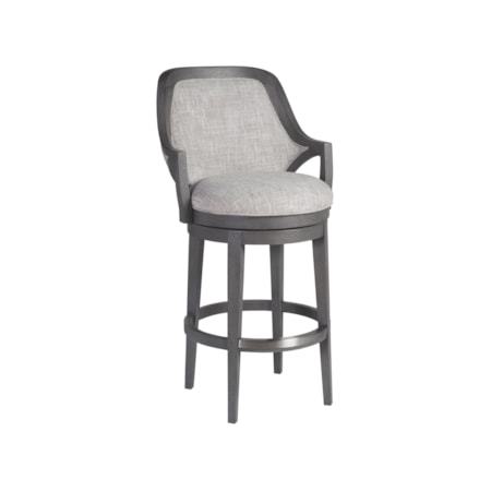 Upholstered Swivel Barstool
