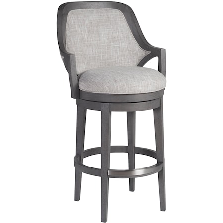 Upholstered Swivel Barstool