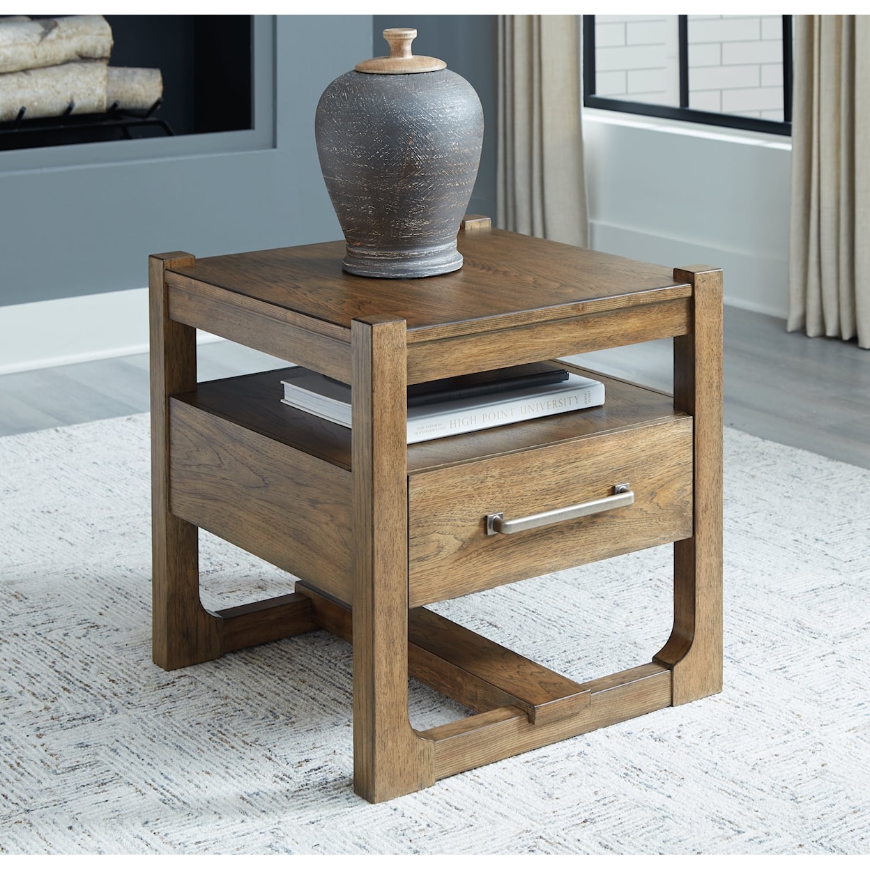 Signature Design by Ashley Furniture Cabalynn Square End Table