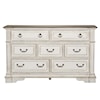 Libby Abbey Park 7-Drawer Dresser and Landscape Mirror