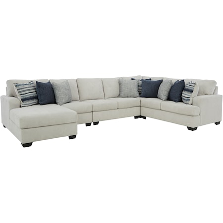 5-Piece Sectional with Chaise