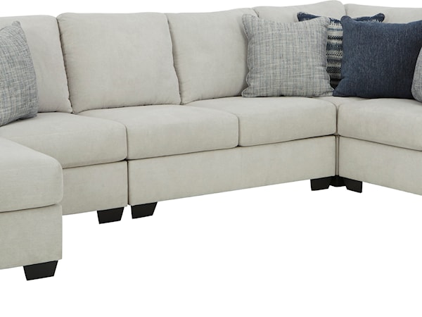 5-Piece Sectional with Chaise