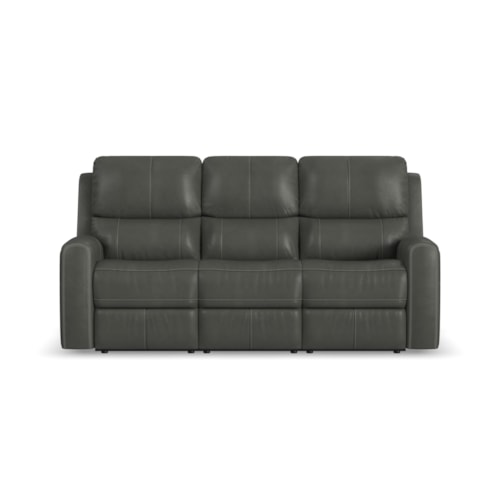 Power Reclining Sofa with Power Headrests & Lumbar