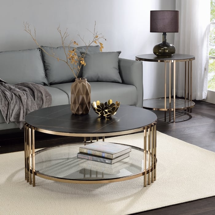 Acme Furniture Zaidee Round Coffee Table
