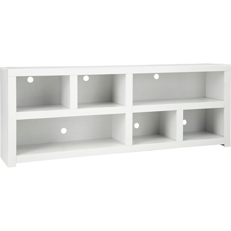 Contemporary 84" Open Console with Wire Management
