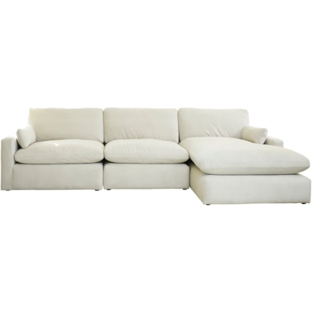 3-Piece Sectional with Chaise