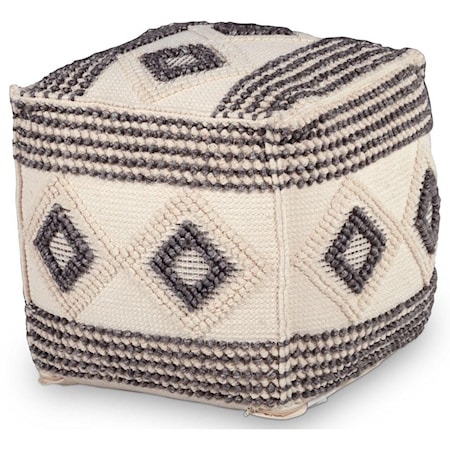 Handwoven Pouf