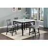 Crown Mark Pascal 5-Piece Counter Height Dining Set