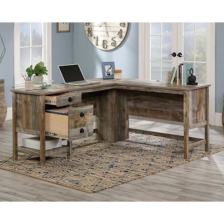 Granite Trace L Desk Rc