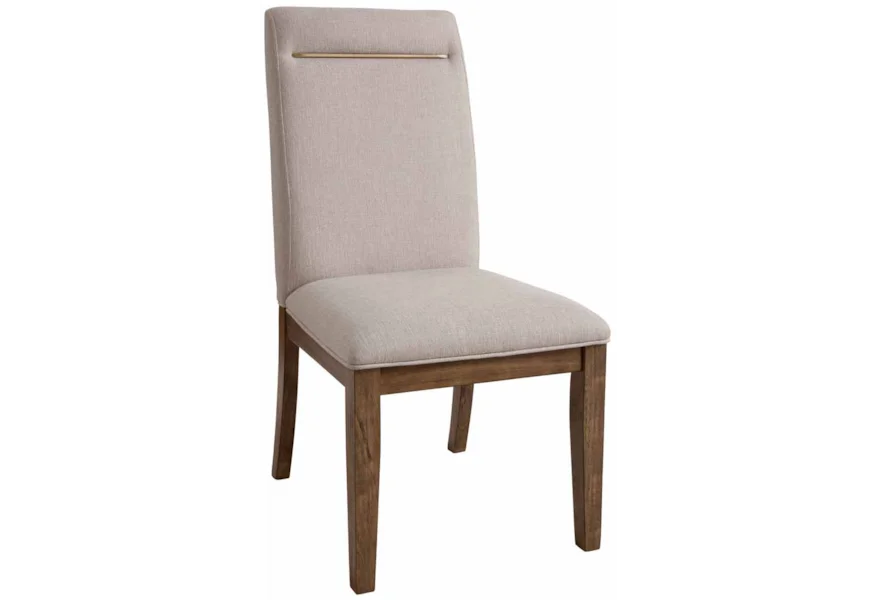 Distressed wood hailey upholstered discount dining chairs set of 2