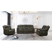 Contemporary 3-Piece Living Room Set