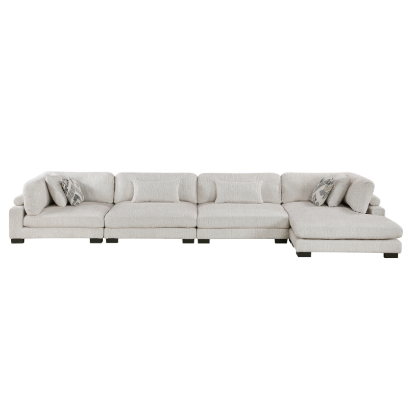 Homelegance Tinley 4-Piece Sectional Sofa with Chaise