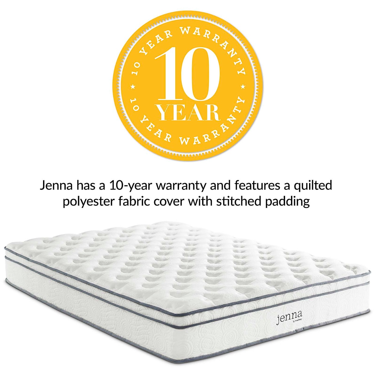 Modway Jenna 10" King Mattress