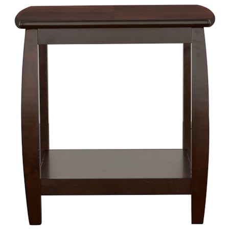 Dixon 1-shelf Wood End Table